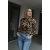 VIA Leopard Shirt barna-fehér
