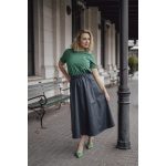 Via made faboulos SPRING Navy skirt