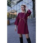 VIAMADE GLOW collection - Lotti dress (bordó)