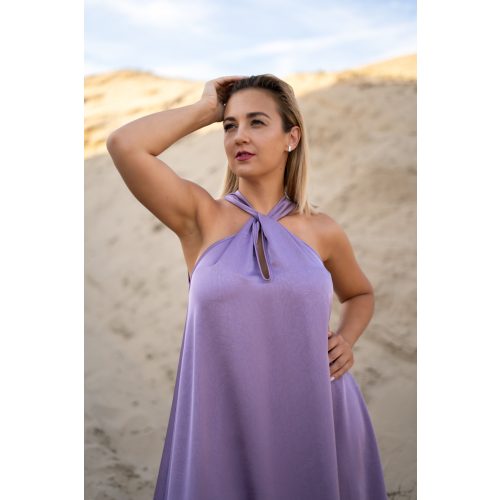VIA made DÜNE Levendula maxi dress