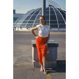 VIA COLORbeat redmandarin skirt