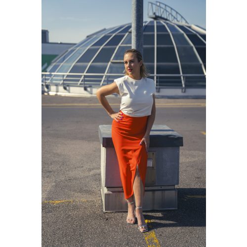 VIA COLORbeat redmandarin skirt
