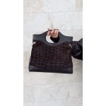 VIA suede bag - barna velúr mintás