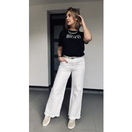 VIA flora jeans - fehér 