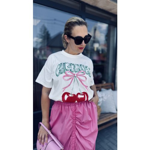 VIA cherry lady t-shirt 