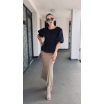 VIA beige flow maxi szoknya