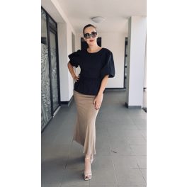 VIA beige flow maxi szoknya