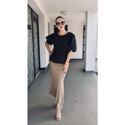 VIA beige flow maxi szoknya