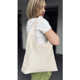 VIA soft shoulder bag - vajszín