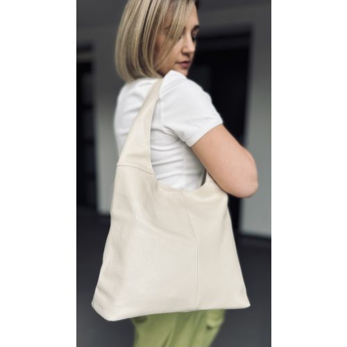 VIA soft shoulder bag - vajszín