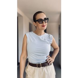 VIA contour body - pasztell kék