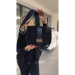 VIA elegance bag - fekete velúr 