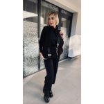 VIA elegance bag - fekete velúr 