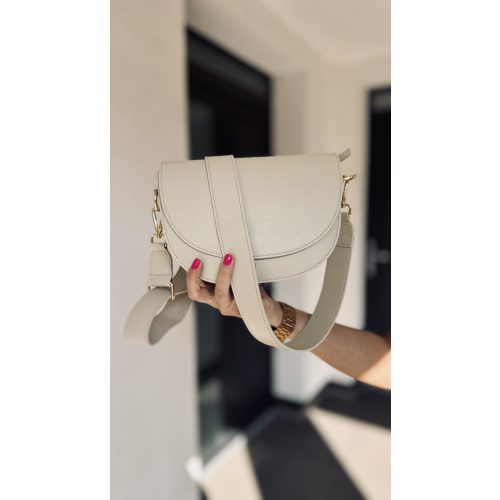 VIA soft line bag - krémszín