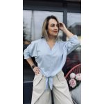 VIA knot felső - pasztell kék 