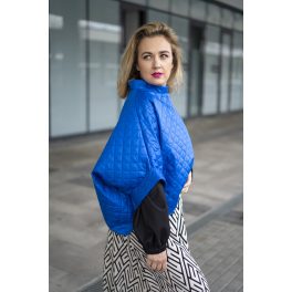 via made Faboulos SPRING poncho blue