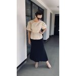 VIA navy flow maxi szoknya