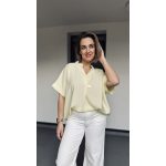 VIA soft shirt - pasztell sárga