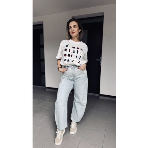 VIA barrel jeans - világos farmer