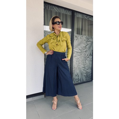 VIA culotte light jeans - indigo - premium