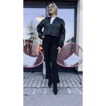 VIA trapéz leggings - fekete (bélelt)