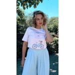 VIA bicycle t-shirt - rózsaszín