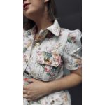 VIA flora denim dress