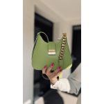 VIA green jewel bag