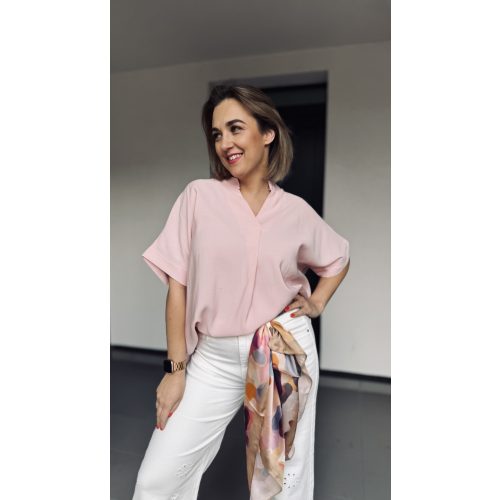 VIA soft shirt -  babarózsaszín
