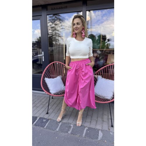 VIA bubble szoknya - pink