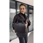 VIA tote bag - chocolate brown