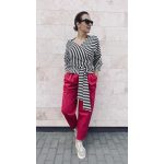 VIA MADE soft wrap kimono - black-white